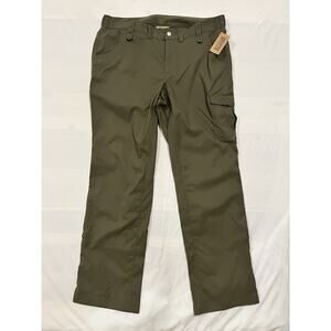 Duluth Trading Dry On The Fly Convertible Cargo Pants Olive Womens 16x33 NWT
